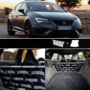 Clubsport Komplettset - Strebe mit Netz und Teppich für Seat Leon 5F inkl.Cupra - nicht für ST